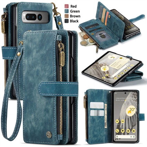 Zipper magnetic leather - magnetic, flip